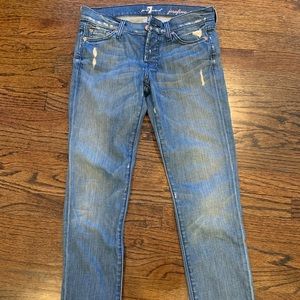 7 for all mankind Josefina skinny boyfriend jeans